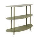 Žalios spalvos iš metalo pastatoma lentyna 90x82x28 cm Riqueza – Leitmotiv