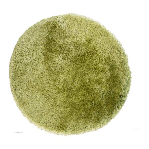 Apvalus žalias kilimas Flair Rugs Pearl, 150 cm