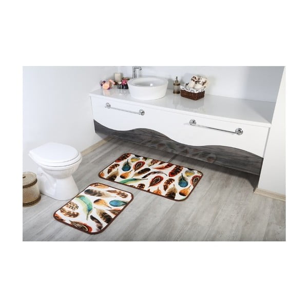 2 vonios kambario kilimėlių rinkinys Aksu Tuy
