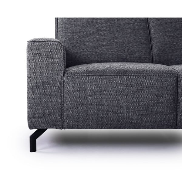 Antracito pilkos spalvos dvivietė sofa Scandic Lesly-image-1