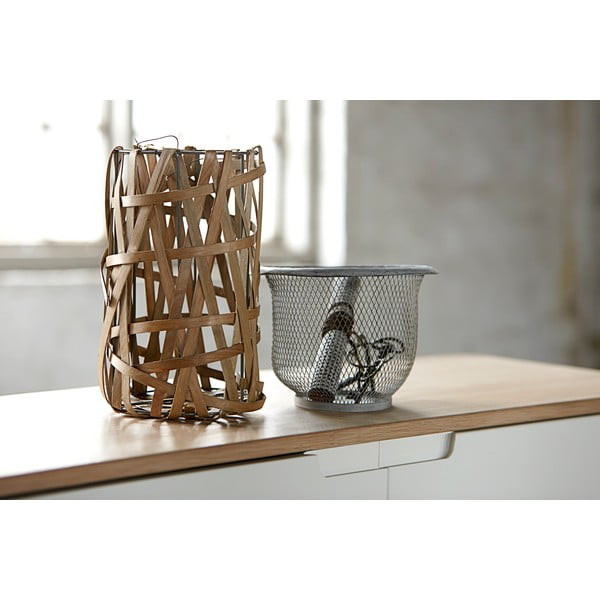 Žema balta komoda iš ąžuolo medienos Unique Furniture Amalfi-image-3