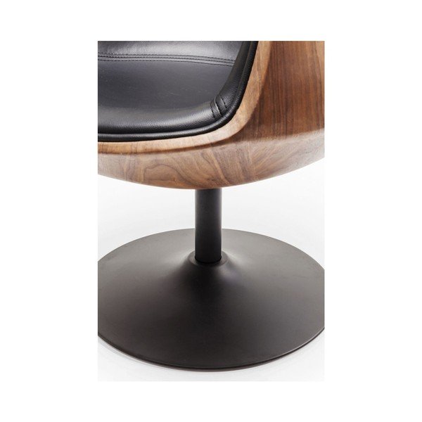 Rudos ir juodos spalvos krėslas Kare Design Club 54-image-4