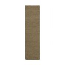 Rankų darbo khaki spalvos iš vilnos kilimas 80x230 cm Harris Boucle – Flair Rugs