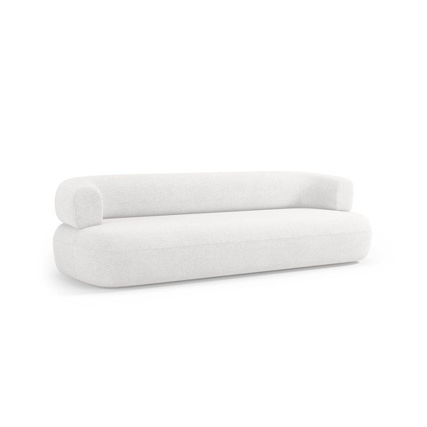 Dramblio kaulo spalvos sofa iš boucle 200 cm Jenny – Micadoni -image-2