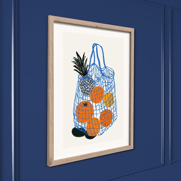 Spausdintas paveikslas su rėmeliu 30x40 cm Summer Fruit – Styler-image-3