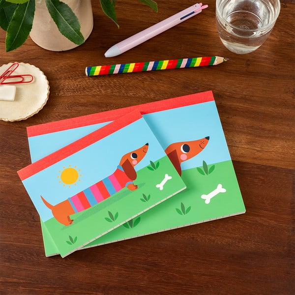 Užrašinė 60 psl. A5 Sausage Dog – Rex London-image-2