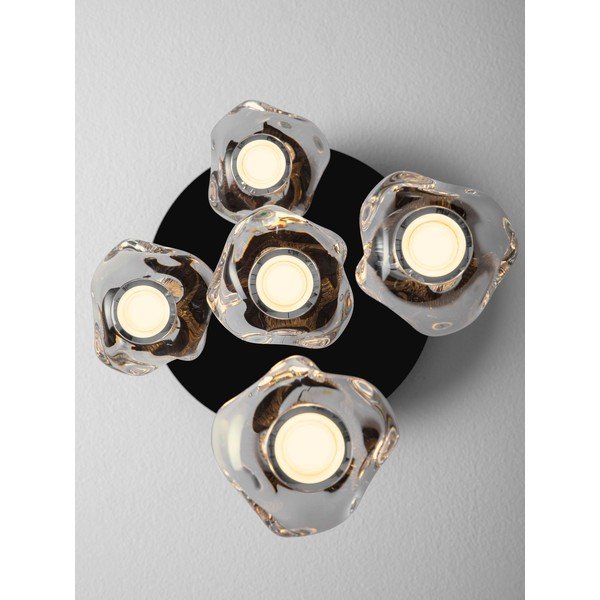 Matinės juodos spalvos iš metalo kabantis šviestuvas LED su pritemdymo funkcija ø 30 cm su gaubtu iš akrilo stiklo Ifos – Nova Luce-image-3