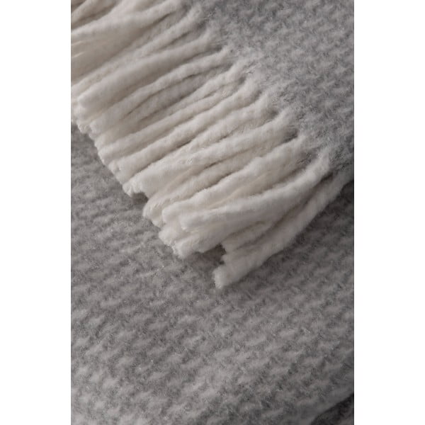 Šviesiai pilkas pledas su medvilne Euromant Ruby, 140 x 160 cm-image-1