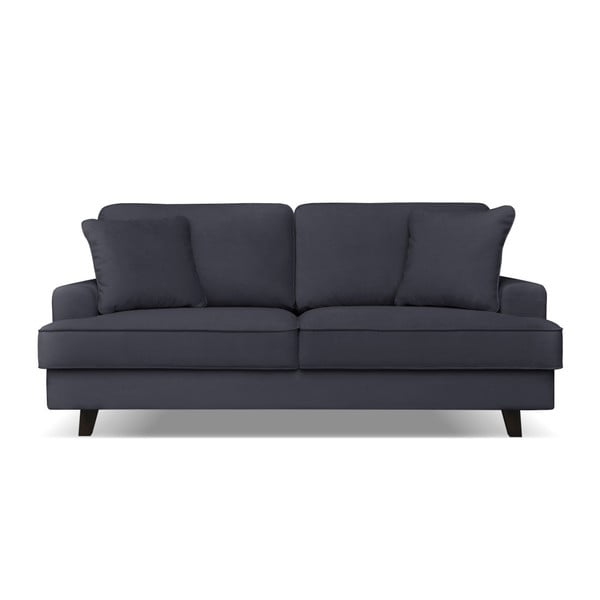 Tamsiai pilka trivietė sofa Cosmopolitan design Berlin