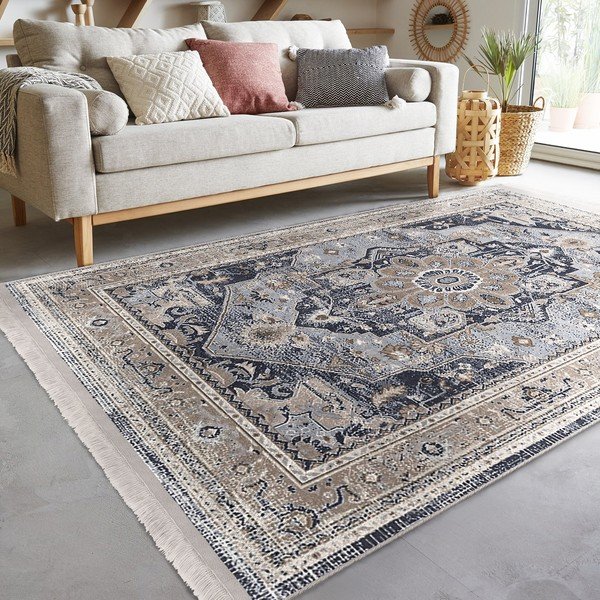 Pilkas kiliminis takelis 80x200 cm - Mila Home-image-2
