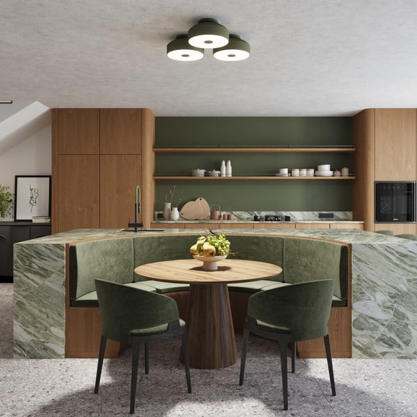 Žalios spalvos lubinis šviestuvas Blacko – Sollux-image-2