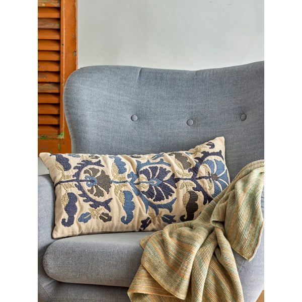 Iš lino mišinio dekoratyvinė pagalvėlė 70x35 cm Anzio – Bloomingville-image-1