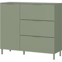 Žalios spalvos matinis spintelė 109x98x40 cm Savoca – Germania