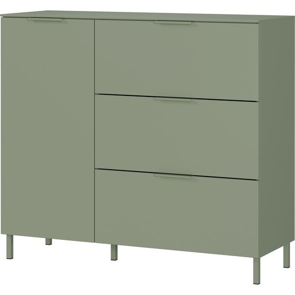 Žalios spalvos matinis spintelė 109x98x40 cm Savoca – Germania