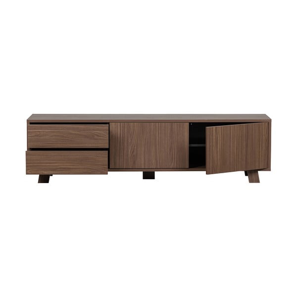 TV spintelė natūralios spalvos iš riešutmedžio 160x42 cm Seppe – WOOOD-image-1