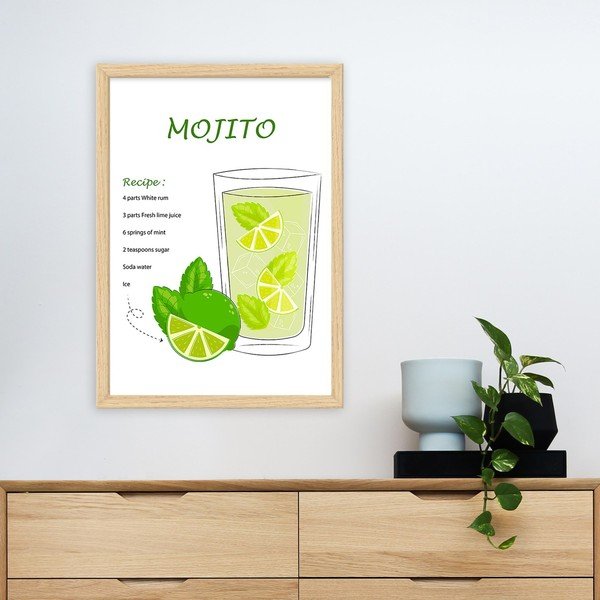Paveikslas 40x55 cm Mojito – Wallity-image-1