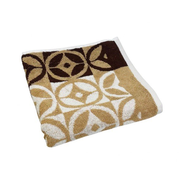 Iš medvilnės vonios rankšluostis rudos spalvos 70x140 cm Compass – JAHU collections