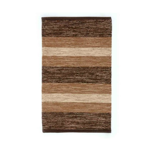Rudos-smėlio spalvos medvilninis kilimėlis Webtappeti Happy, 55 x 180 cm