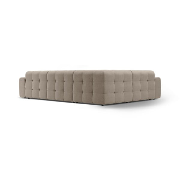 Rudos spalvos kampinė sofa (su kairiuoju kampu/„L“ formos) Kendal – Micadoni -image-4