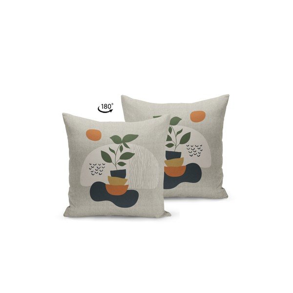Pagalvė su užpildu Kate Louise Natural Plant , 43 x 43 cm-image-1