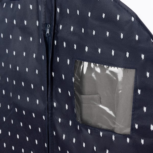 Tamsiai mėlynas pakabinamas drabužių maišas Compactor Dots, 100 cm ilgio-image-3