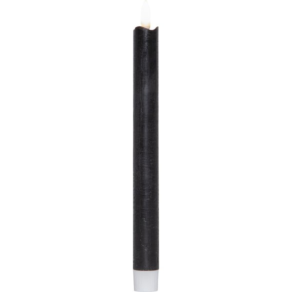 2 juodų LED vaško žvakių rinkinys Star Trading Flamme, aukštis 25 cm-image-2