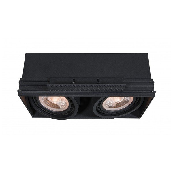 Lubinis šviestuvas juodos spalvos 15x25,5 cm su metaliniu gaubtu Milo – GTV