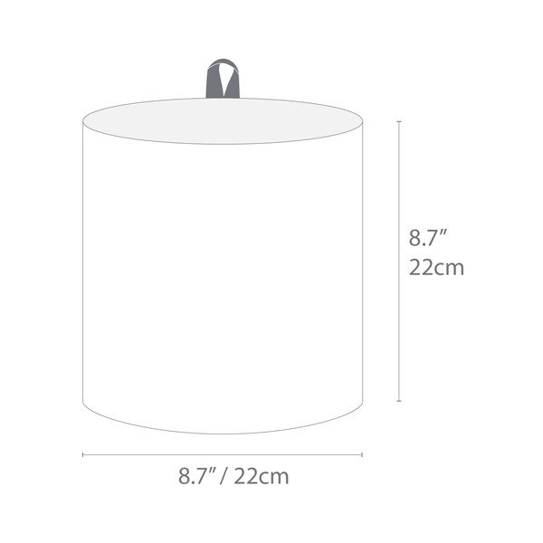 Iš tekstilės krepšys ø 22x22 cm Soft Storage – Bigso Box of Sweden-image-4