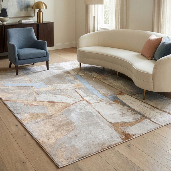 Smėlio spalvos/kreminės spalvos kilimas 200x275 cm Miro – Asiatic Carpets-image-1
