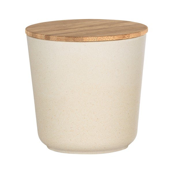 Smėlio spalvos daiktų laikymo dėžutė su bambuiliu dangteliu Wenko Bondy, 500 ml-image-1