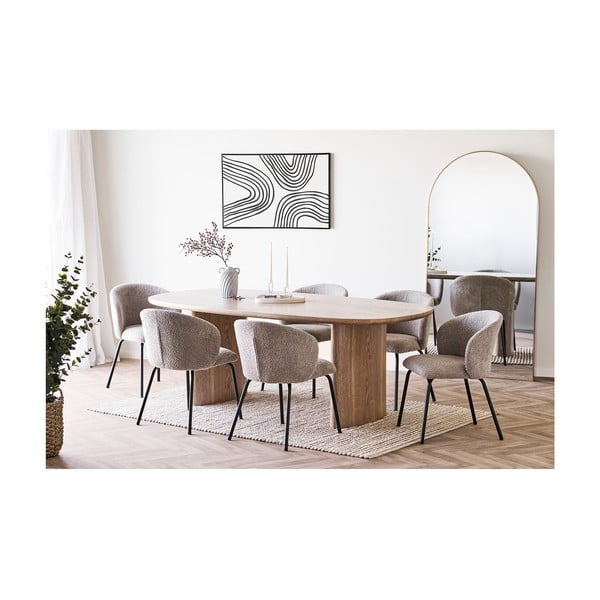 Šviesiai mėlynos spalvos iš keramikos vaza (aukštis 22 cm) Mimi – House Nordic-image-3