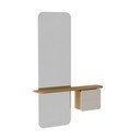 Koridoriaus baldas baltos spalvos/natūralios spalvos iš ąžuolo One More Look – UMAGE