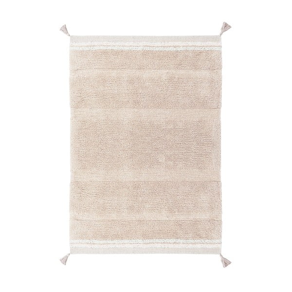 Skalbiamas/rankų darbo iš medvilnės kilimas šviesiai rožinės spalvos 120x160 cm Bloom Rose – Lorena Canals