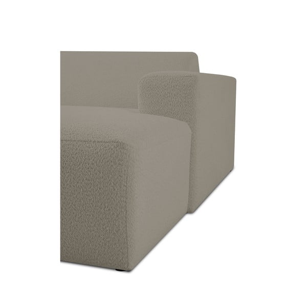 Iš boucle modulinė sofa šviesiai rudos spalvos (su dešiniuoju kampu) Roxy – Scandic-image-4