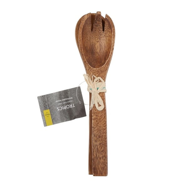 Akacijos medienos salotų stalo įrankiai Premier Housewares Socorro-image-2