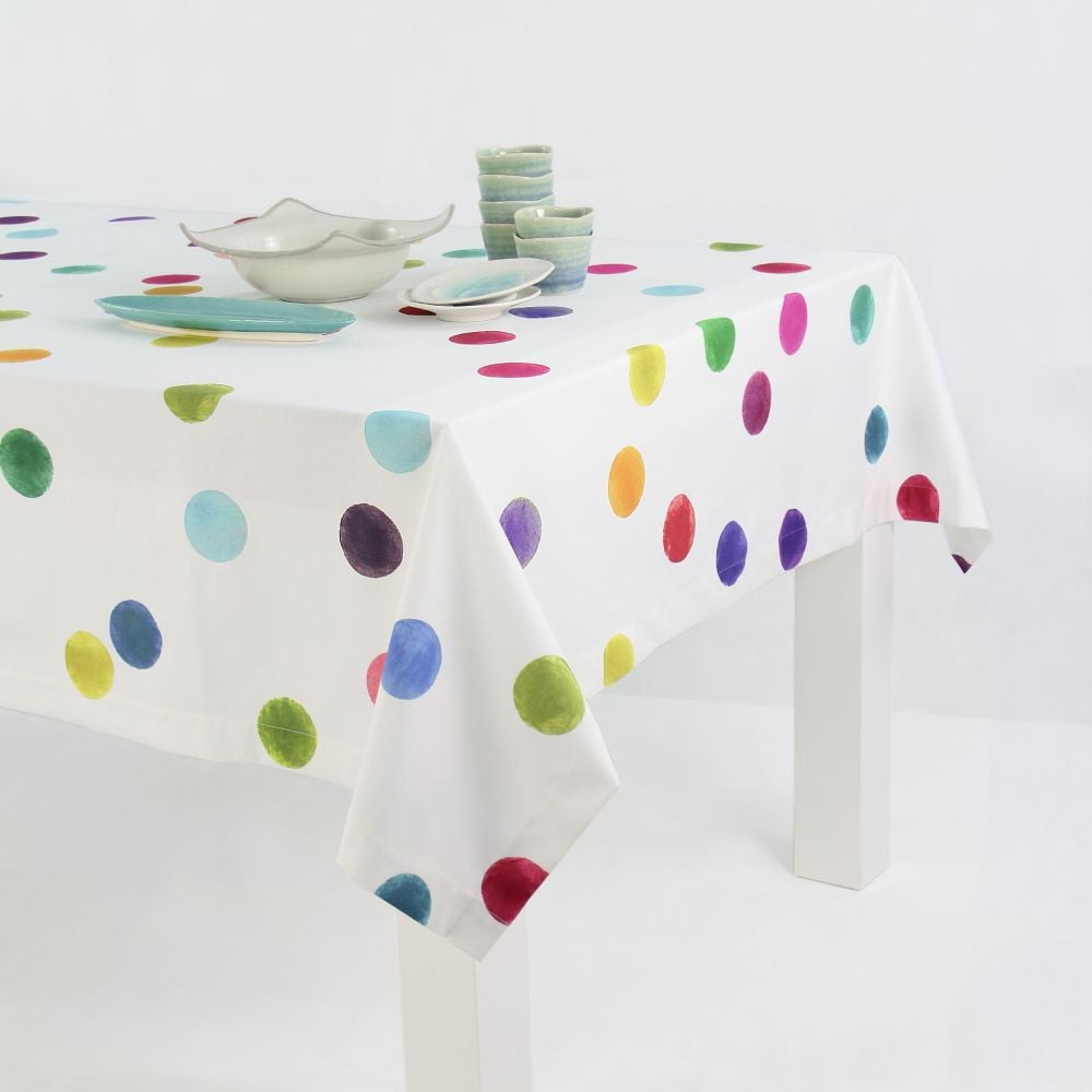Medvilninė staltiesė Happy Friday Basic Confetti, 250 x 150 cm