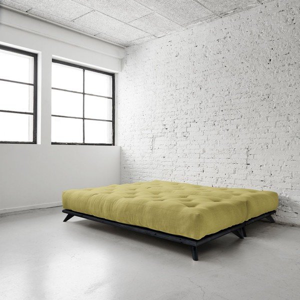 Sofa "Senza" juoda/avokadų žalia-image-3