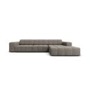 Kampinė sofa tamsiai pilkos spalvos (su dešiniuoju kampu) Chicago – Cosmopolitan Design