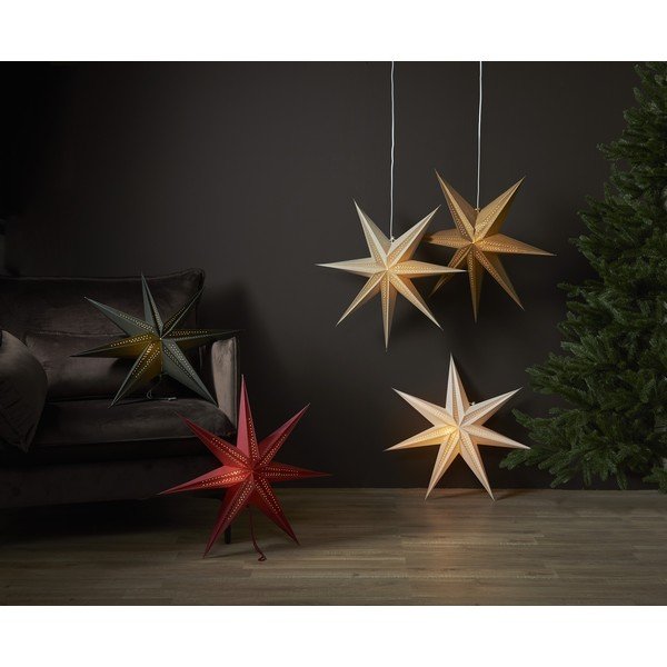 Aukso spalvos kalėdinė šviečianti dekoracija ø 60 cm Point - Star Trading-image-4