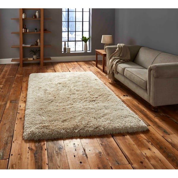 Rankų darbo kilimas kreminės spalvos 60x120 cm Polar – Think Rugs-image-2