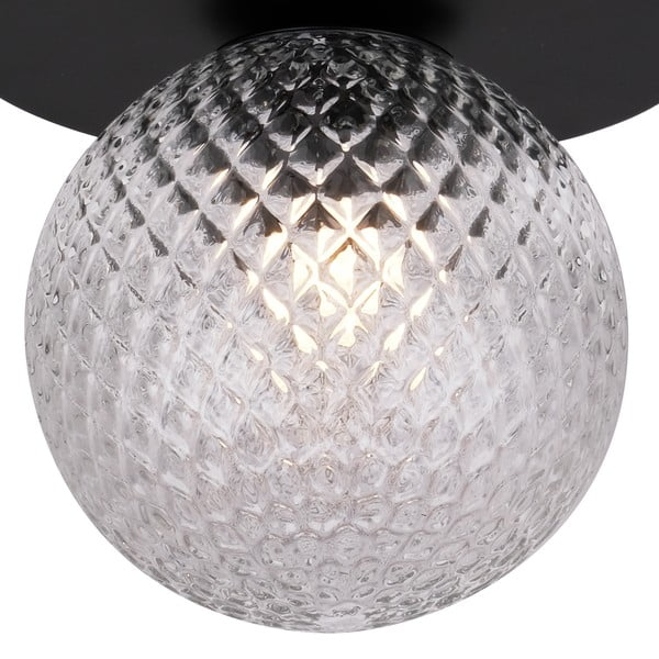 Juodas lubinis šviestuvas SULION Musa, ø 14 cm-image-2