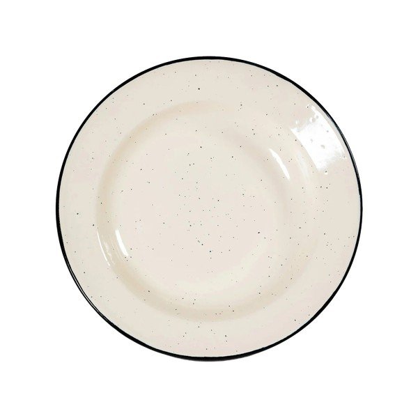 Smėlio spalvos desertinė iš emalio lėkštė ø 20 cm Doris – Sagaform