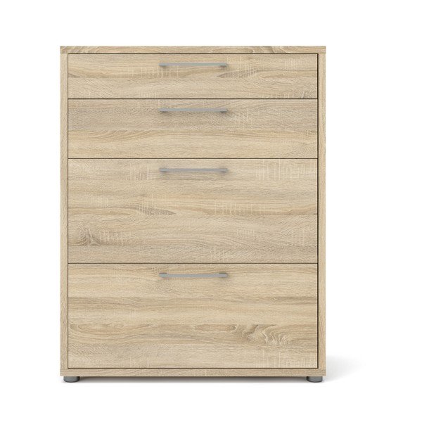 Modulinė knygų spinta natūralios spalvos iš ąžuolo 89x113 cm Prima – Tvilum-image-3