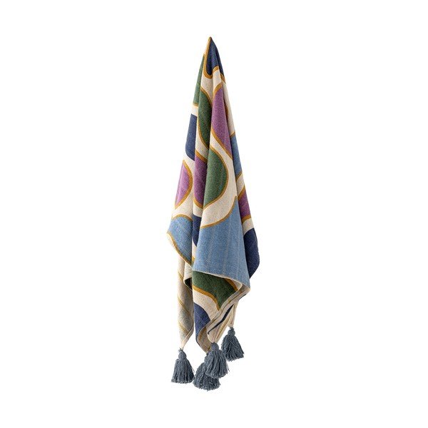 Iš medvilnės mišinio antklodė ir pledas 130x160 cm Salacia – Bloomingville-image-2