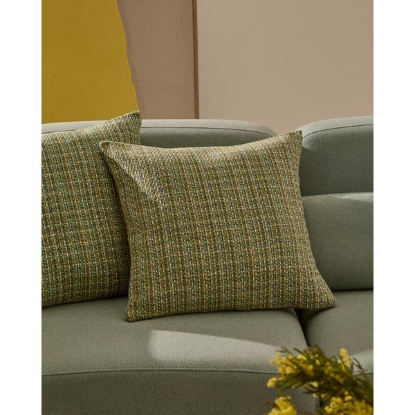 Iš medvilnės dekoratyvinis pagalvės užvalkalas 50x50 cm Nivara – Kave Home-image-1