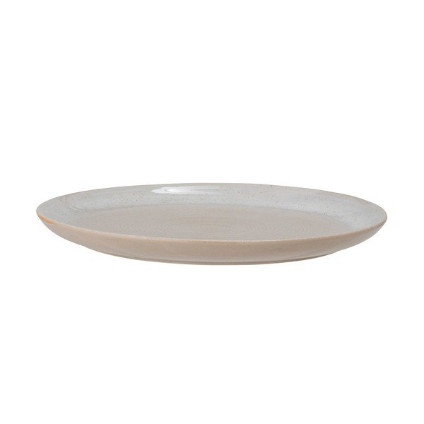 Smėlio spalvos keraminė lėkštė Bloomingville Taupe, ø 27 cm-image-1