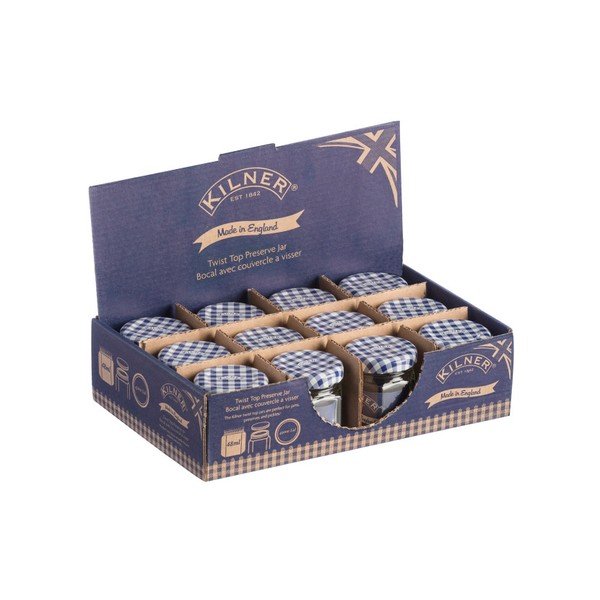 Maisto gaminimo indelis su mėlynu dangteliu "Kilner Round", 43 ml-image-2