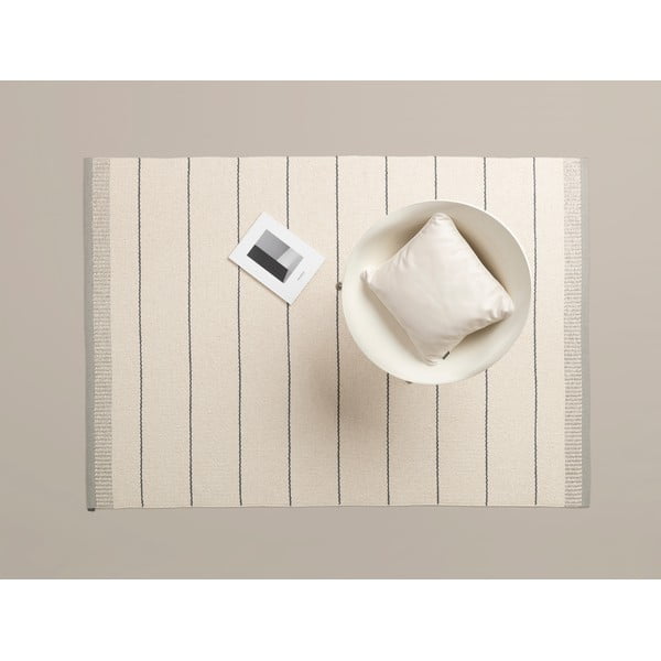 Šviesiai pilkos spalvos/kreminės spalvos lauko ir vidaus kilimas 140x200 cm Belle Warm Grey – Pappelina-image-2