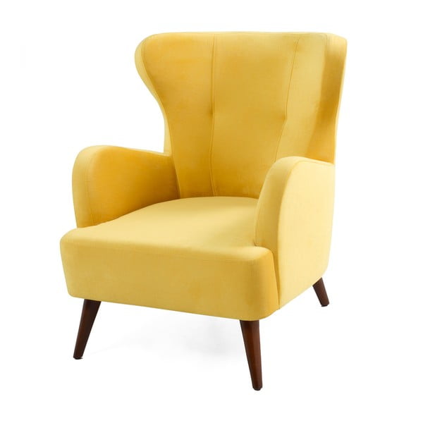 Geltonas fotelis Balcab Home Jane-image-1
