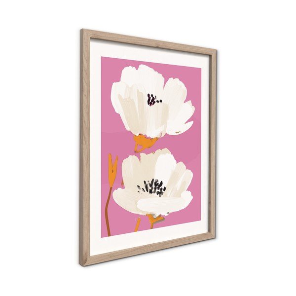 Spausdintas paveikslas su rėmeliu 30x40 cm Peony Bloom – Styler-image-4